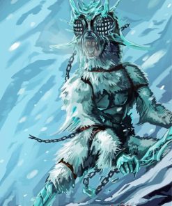 Mythical Yeti Adventure Paint By Numbers