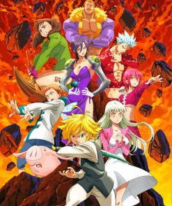 Nanatsu Anime Paint By Numbers