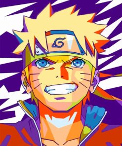 Naruto Anime Pop Art Paint By Numbers
