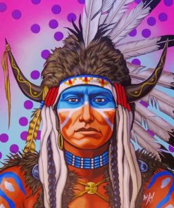 Native American Cultural Paint By Numbers