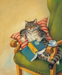 Nerdy Cat Enthusiast Paint By Numbers