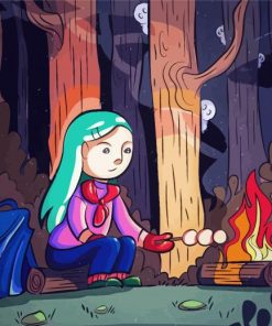 Starry Night Camping Paint By Numbers