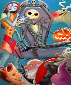 Jack Skellington Animation Paint By Numbers