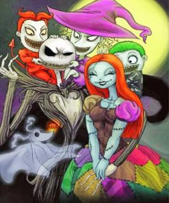 Jack Skellington Nightmare Paint By Numbers