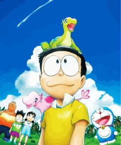 Nobita Nobi Anime Paint By Numbers