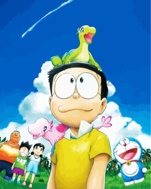 nobita-nobi-Doraemon-paint-by-numbers