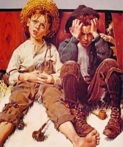 Tom Sawyer Rockwell Paint By Numbers