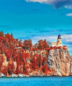 North Shore Seascapes Minnesota Paint By Numbers