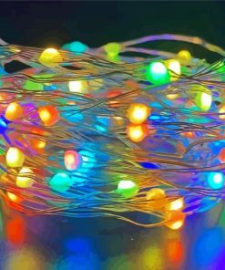Colorful Novelty Lights Paint By Numbers