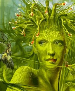 Nymph Dryad Tree Spirit Paint By Numbers