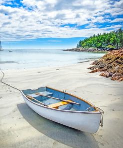 Ocean Boat View Paint By Numbers