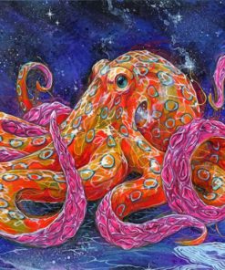Colorful Octopus Paint By Numbers