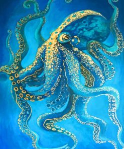 Beach Octopus Vibrant Paint By Numbers