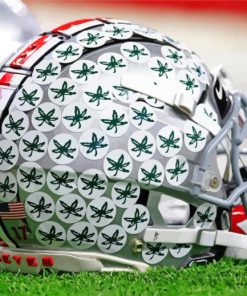 Ohio State Football Helmet Paint By Numbers