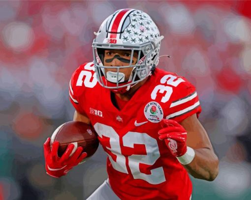 ohio-state-football-player-paint-by-number