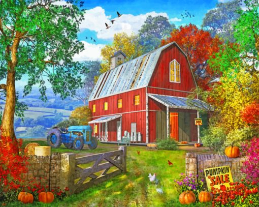 old-barn-farm-paint-by-number