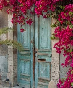 Blue Doorways Paint By Numbers