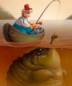 Fantasy Fisherman Paint By Numbers