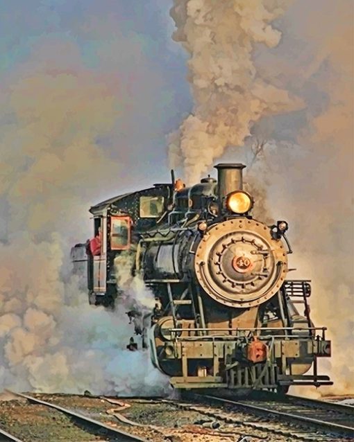 old-steam-engine-train-paint-by-numbers