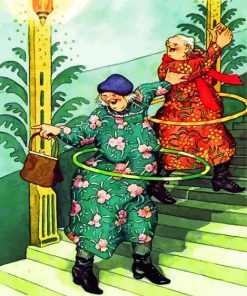 Old Women Friendship Paint By Numbers