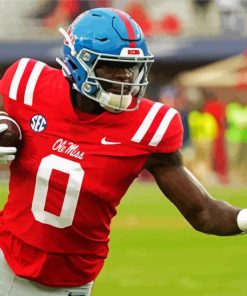 Ole Miss Rebels Football Paint By Numbers