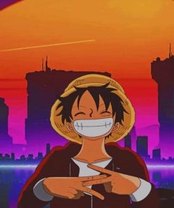 One Piece Luffy Paint By Numbers