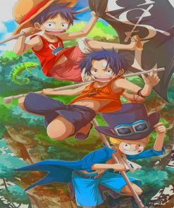 One Piece Anime Paint By Numbers