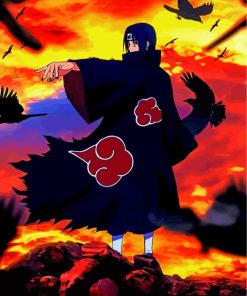 Itachi Uchiha Anime Paint By Numbers