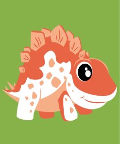 Cute Dinosaur Kids Paint By Numbers