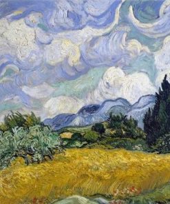 Van Gogh Cypresses Landscape Paint By Numbers