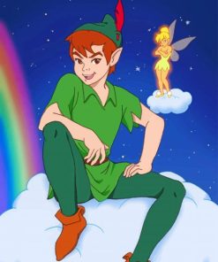 Classic Peter Pan and Tinkerbell Paint By Numbers