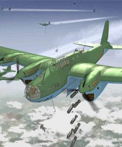 Petlyakov Pe 8 Heavy Bomber Paint By Numbers
