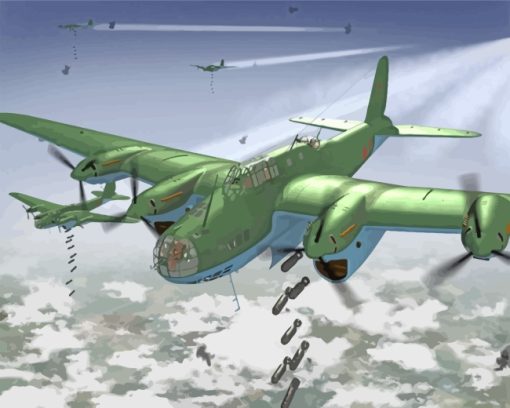 petlyakov-pe-8-Plane-paint-by-numbers