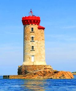 Phare De La Croix France Lighthouse Paint By Numbers