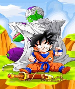 Dragon Ball Z Piccolo Gohan Paint By Numbers
