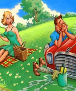 Women's Picnic Time Paint By Numbers