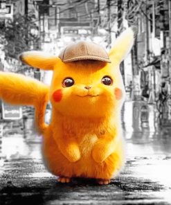Pikachu Cartoon Fun Paint By Numbers