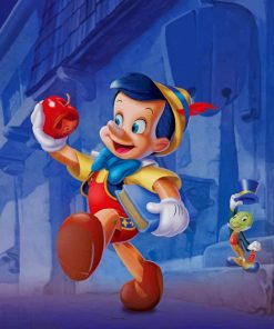 Pinocchio Cartoon Fun Paint By Numbers