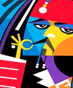 Caribbean Pirate Paint By Numbers