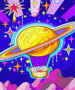 Colorful Planet Basket Paint By Numbers