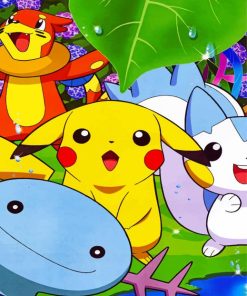 Adorable Pokemon Anime Paint By Numbers