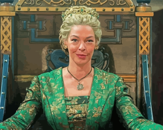 Finalizing Pollyanna McIntosh Vikings Queen artwork