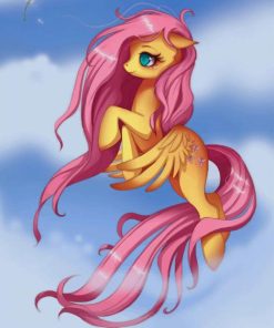 Pony Fluttershy Cartoons Paint By Numbers