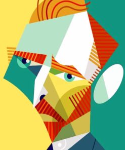 Colorful Van Gogh Pop Art Paint By Numbers