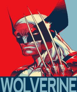 Superheroes Wolverine Paint By Numbers