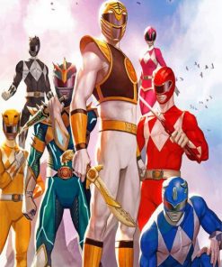 Power Rangers Superheroes Paint By Numbers