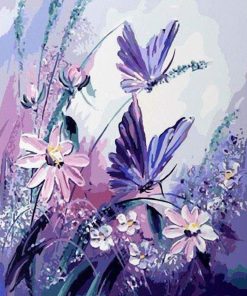 Purple Animals Paint By Numbers