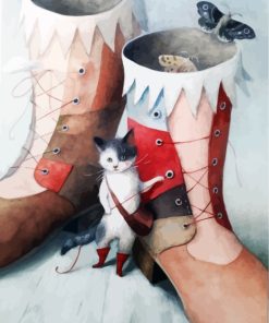 Puss In Boots Cat Paint By Numbers