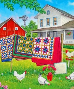 Charming Barn Quilts Paint By Numbers