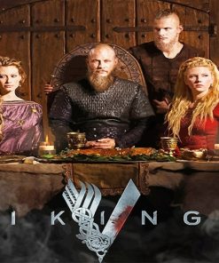 Ragnar Lagertha Warrior Paint By Numbers